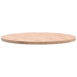 Table Top 70x2.5 cm Round Solid Wood Beech 355917