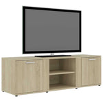 TV Cabinet Sonoma Oak 120x34x37 cm Engineered Wood 801164