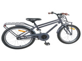 Kids Bike 22 Inches for 7-12 Years Old Dark Grey 42009270