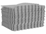 Pool Ground Mat 49 pcs 408 cm Round EVA Foam Grey 42042643