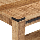 Console Table 100x35x75 cm Solid Wood Mango 374055