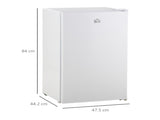 91 Litre Freestanding Under Counter Fridge Freezer, Small Fridge with Chiller Box, Adjustable T3398P340975