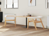 Dining Chairs 2 pcs Natural 54 x 57 x 73 cm Solid Rubber Wood 42020423