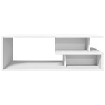 ZNTS Coffee Table White 102x55x35 cm Engineered Wood 848010