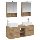 Bathroom Furniture Set 5 pcs Artisan Oak 3406766