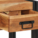 Bedside Cabinet 2 pcs Brown 40 x 35 x 50 cm Solid acacia wood 4016693