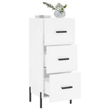 Sideboard White 34.5x34x90 cm Engineered Wood 828612