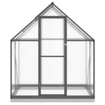 ZNTS Greenhouse with Base Frame Anthracite 169x114x202 cm Aluminium 4005827