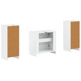 2 Piece Bathroom Cabinet Set UTRECHT High Gloss White 3418057
