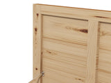 292L Outdoor Storage Box, Wooden Deck Box Garden Storage Container for Balcony, Porch, Poolside, T3398P318721