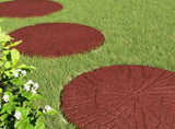 Stepping Stone 6 pcs Red 45 x 1.8 cm Rubber 42030075
