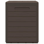 Garden Storage Box Brown 58.5x46x55 cm Polypropylene 152194