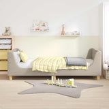 Children's Bed Frame with Headboard Light Grey 80 x 200 cm 42010866