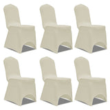 Chair Cover Stretch Cream 12 pcs 279092