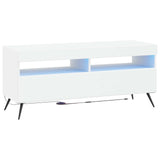 LED TV Cabinet White Engineered Wood 897645