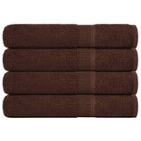 Sauna Towels "FROGN" 4 pcs Brown 80x200 cm 360 gsm 136768