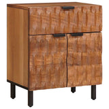Bedside Cabinet Brown 50 x 33 x 60 cm Solid Mango Wood 4017911