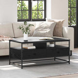 Coffee Table Black Oak 100 x 51 x 45 cm Engineered Wood 882766