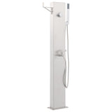 Garden Shower Faucet 110 cm Stainless Steel 48206