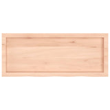 Wall Shelf 100x40x cm Untreated Solid Wood Oak 363564