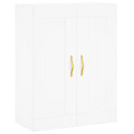 Highboard White 69.5x34x180 cm Engineered Wood 3199985