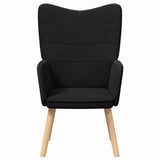 Armchair Black 62 x 67 x 95.5 cm Sherpa Fabric 42001781