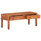 ZNTS TV Cabinet 110x40x41 cm Solid Acacia Wood 286577