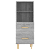 Sideboard Grey Sonoma 34.5x34x90 cm Engineered Wood 817415