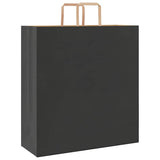 Paper Bags 250 pcs with Handles Black 45x17x48 cm 4101877