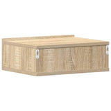 800313 Floating Nightstands 2 pcs Sonoma Oak 40x30x15 cm Engineered Wood
