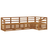 Sectional Sofa Set 5 pcs Natural Solid Acacia Wood 3374824