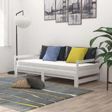 Pull-out Day Bed without Mattress White 2xcm 806956