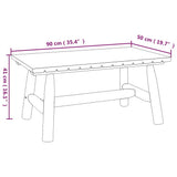 4 Piece Garden Lounge Set Solid Wood Spruce 3185525