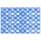 Outdoor Carpet ARAKIL Blue and White 160x230 cm PP 310446