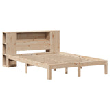 Bookcase Bed without Mattress 120x200cm Solid Wood Pine 3322513