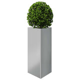 Garden Planters 2 pcs Triangular 40x34.5x75 cm Galvanized Steel 851168