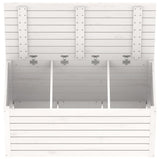 Garden Box White 101x50.5x46.5 cm Solid Wood Pine 823949