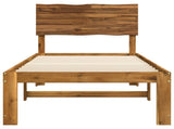 Single Bed Frame with Headboard ROSTOCK Natural 80 x 200 cm 903327
