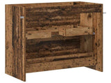Bathroom Under Sink Cabinet Old Wood 78.5 x 37.5 x 81 cm 890718