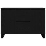 Sideboard Black Oak 101.5 x 35 x 70 cm Engineered Wood 862935