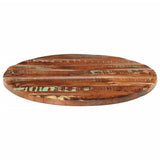 Table Top 90x2.5 cm Round Solid Wood Reclaimed 370032