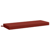 2-Piece Bench Cushions SOEST 2 pcs 100% Polyester Red 949735