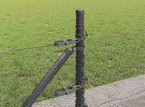 Welded Wire Fence with Concrete Base 100 x 0.5 m 3353717
