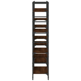 Bookshelf Brown Oak 160x28.5x136.5 cm Engineered Wood 838877