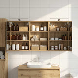 Bathroom Cabinet Set 3 pcs 126 x 16 x 62.5 cm Engineered wood 3403839