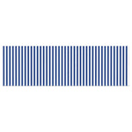 Retractable Awning Manual Blue and white 400 x 200 cm Fabric 3329778