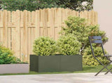 Planter Olive Green 80x40x40 cm Cold-rolled Steel 860671