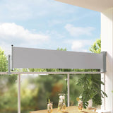 Patio Retractable Side Awning 60x300 cm Grey 48354