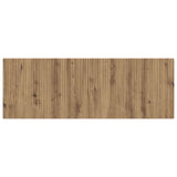 Wall-Mounted Headboard HOORN Artisan Oak Engineered Wood 897404