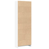 Bookcase White 60x24x176 cm Engineered Wood 857821